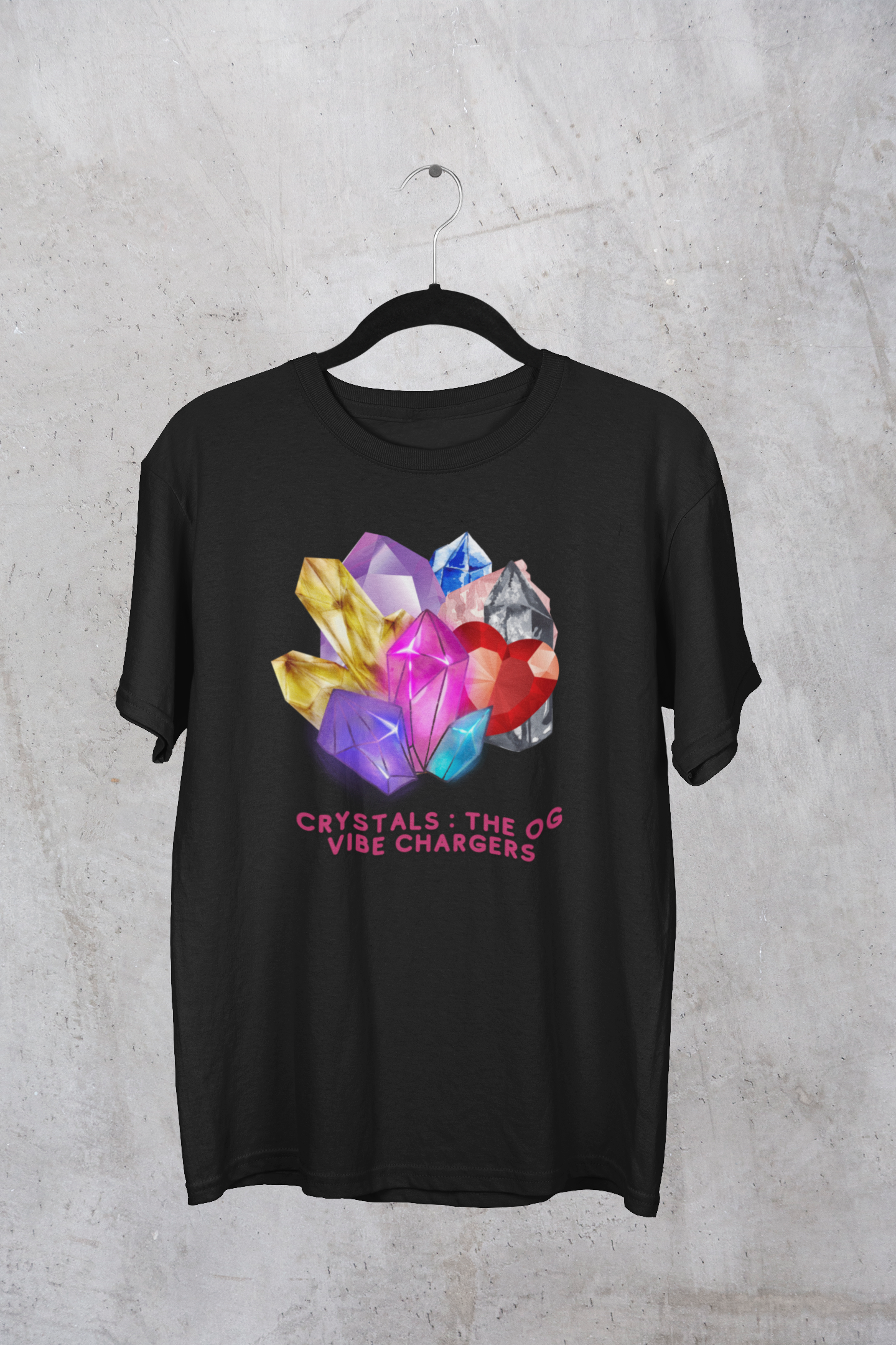 Crystal Design Unisex Oversized T-Shirt – Unique Fashion