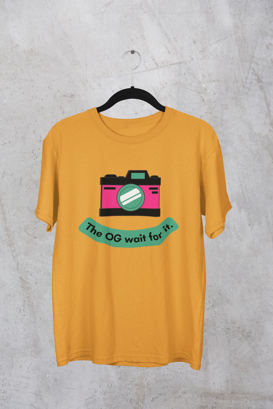 Camera Unisex Oversized Tshirt