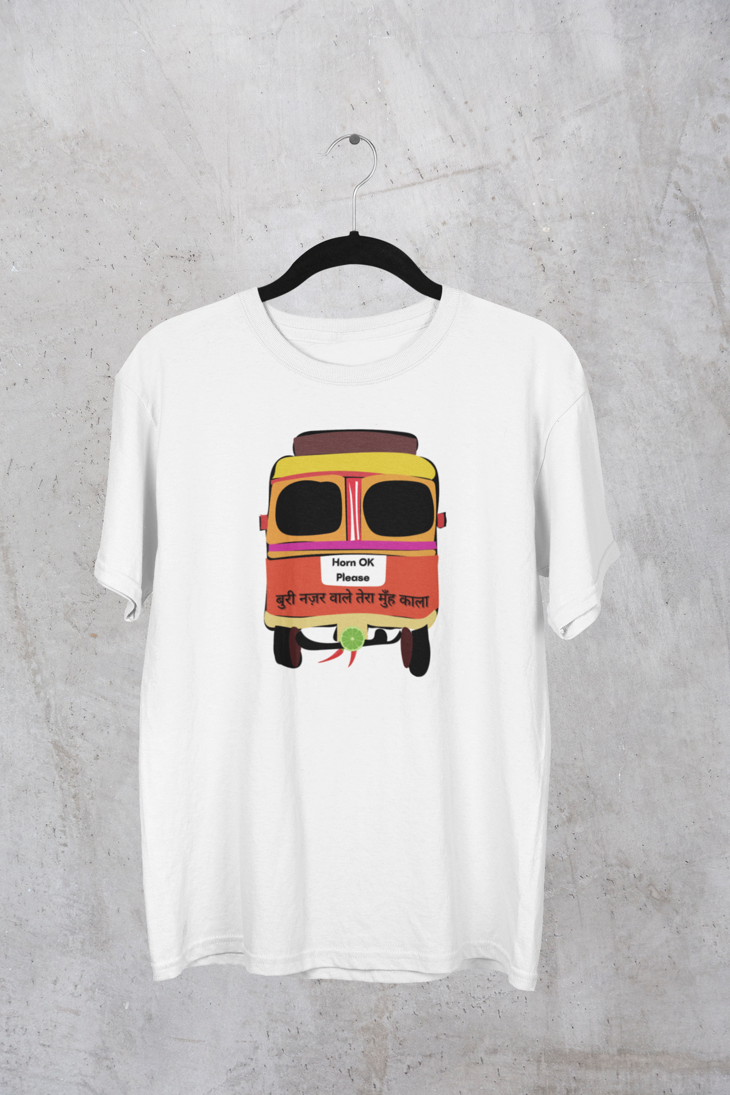 Premium Truck Buri Nazar Design Unisex Oversized T-Shirts | Unique Design Tee 2 - SoulPrint Co.