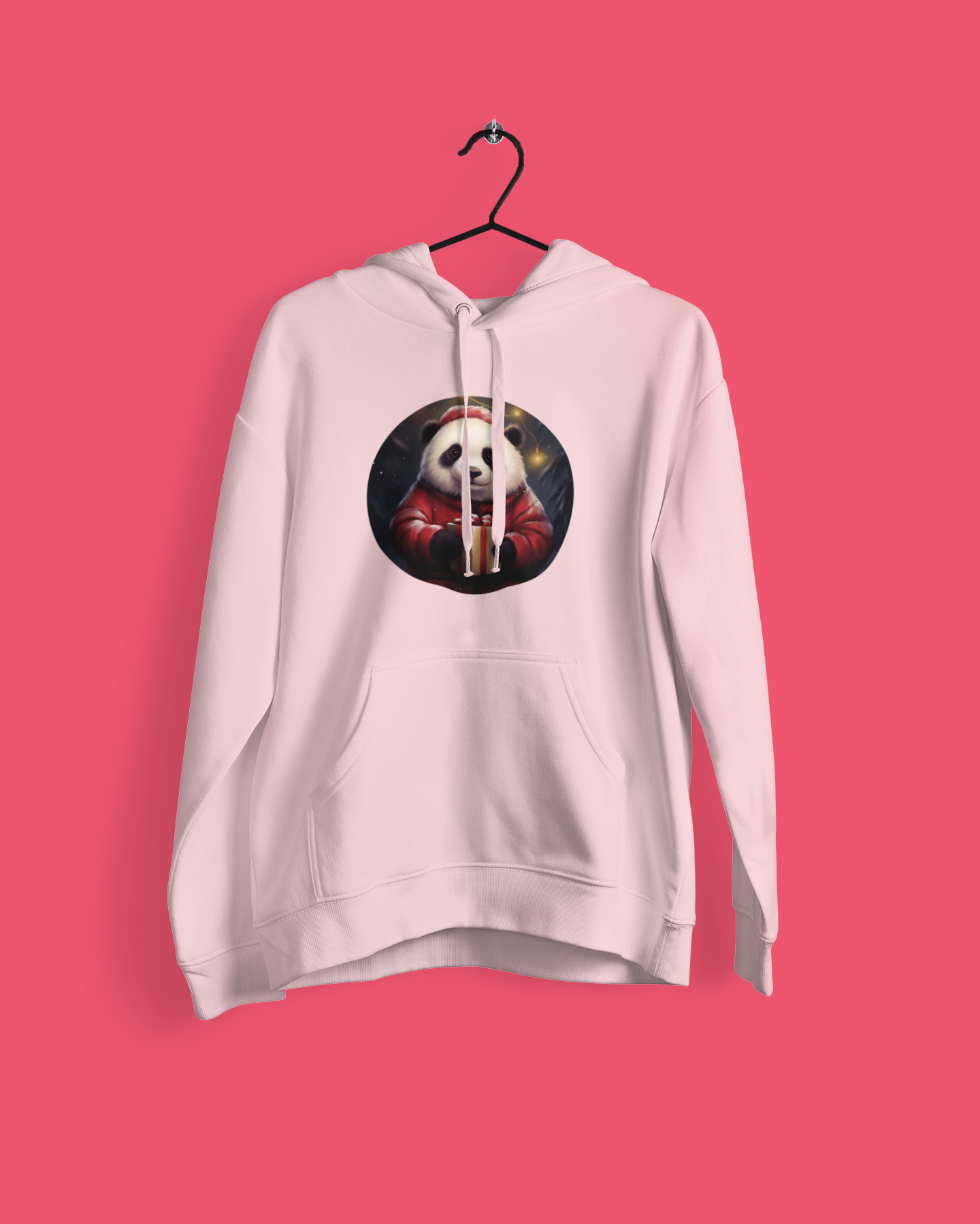 Christmas Panda Hooded Sweatshirt | Unisex Hoodie