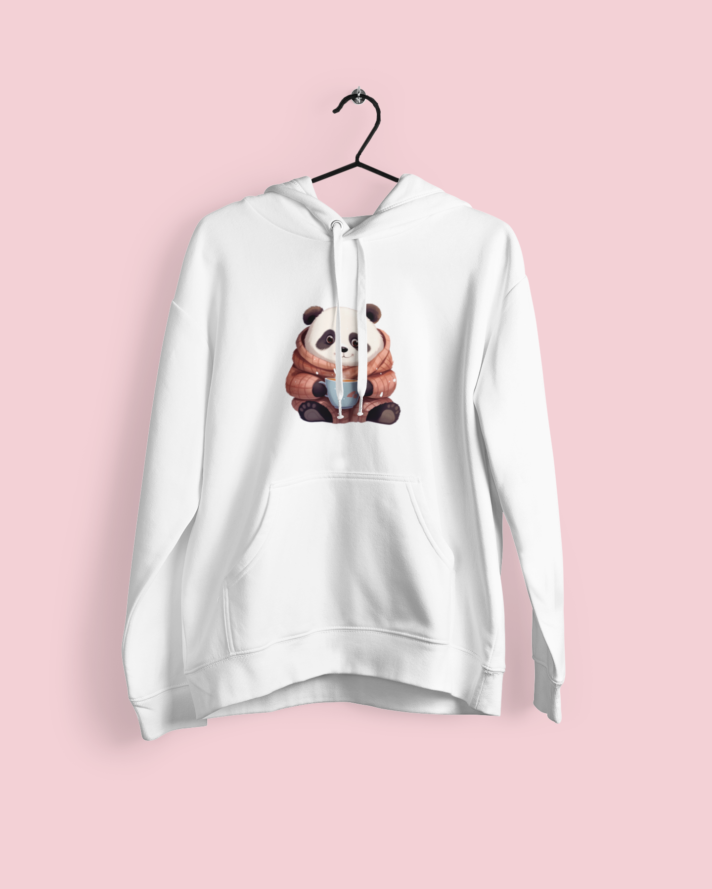 Cozy Panda Unisex Oversized Hoodie | Hooded Sweatshirt