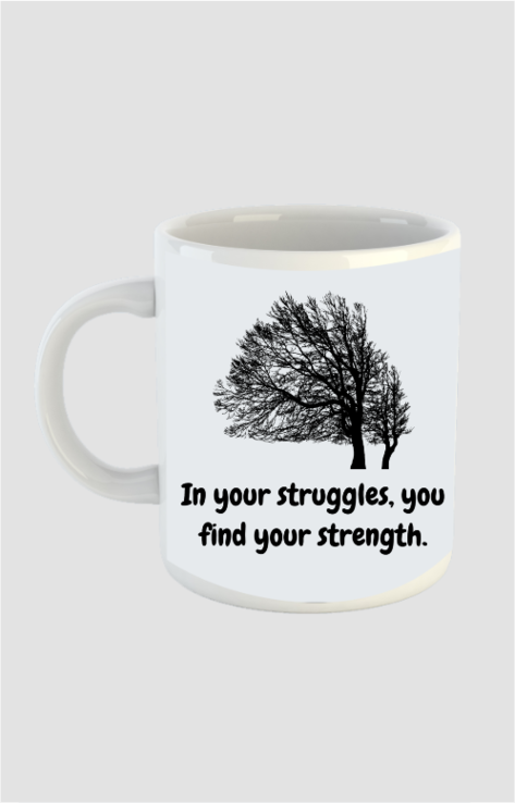 Inspiring Inner Strength Tea Coffee Mug Cup | High Quality Ceramic - 11oz - SoulPrint Co.