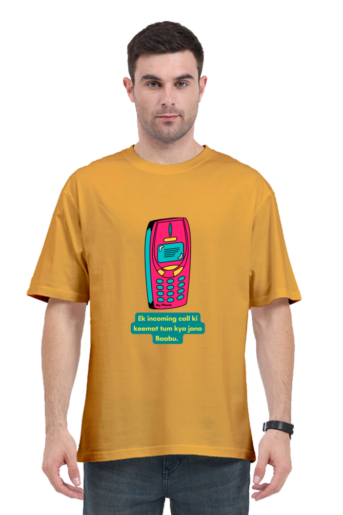 My Phone Unisex Oversized Tshirt